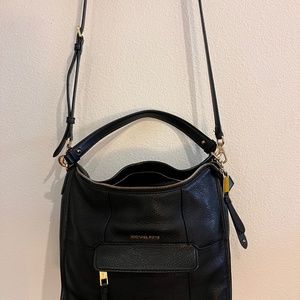 Michael Kors Crossover Purse - Black Leather